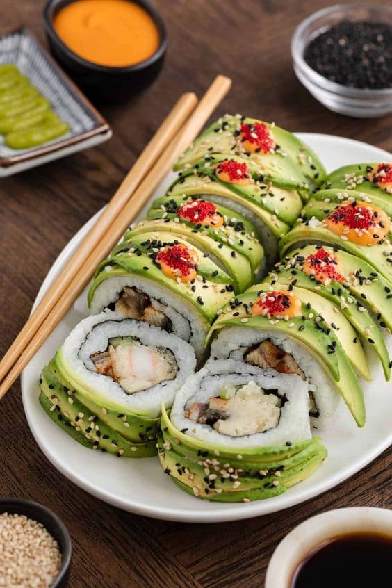 Avocado sushi