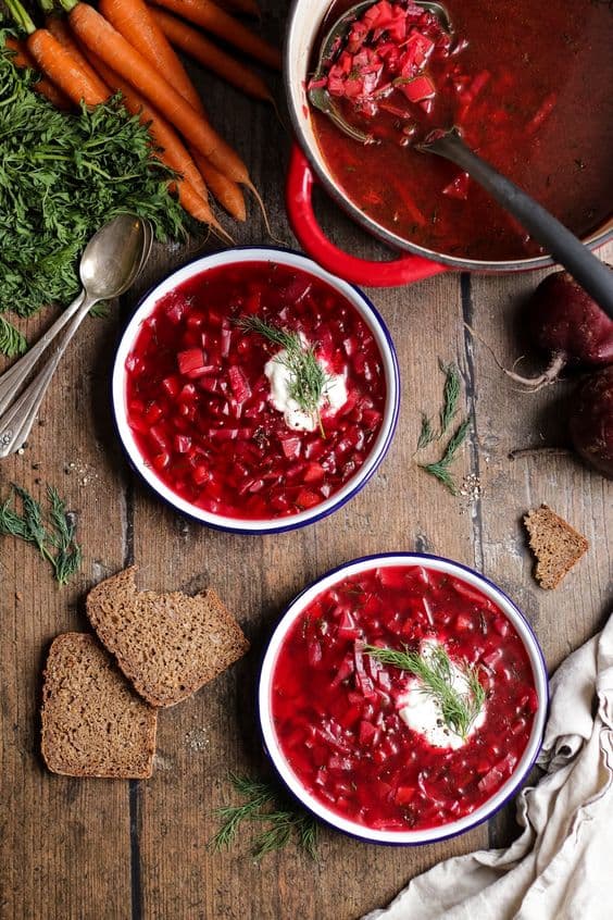 Raw borscht